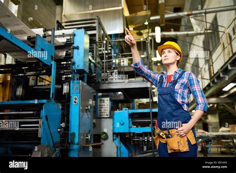 Working Process at Production Department Stock Photo - Alamy