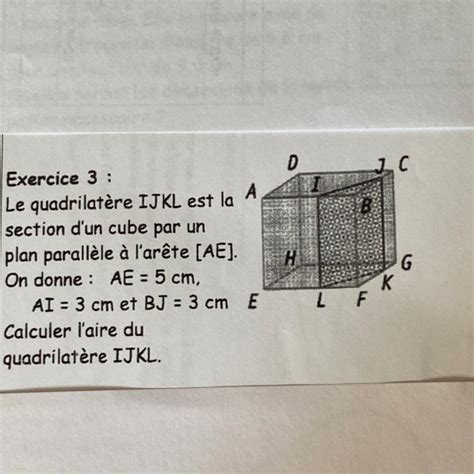 Bonjour Jaurai Besoin Daide Pour Mon Exercice De Maths Sur Les Aires