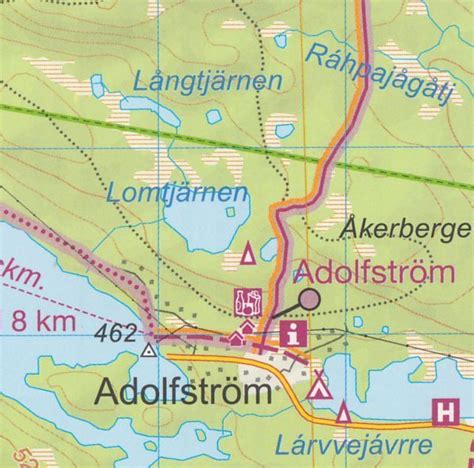 Kungsleden Karta Guide Adolfstr M Hemavan Geobuchhandlung