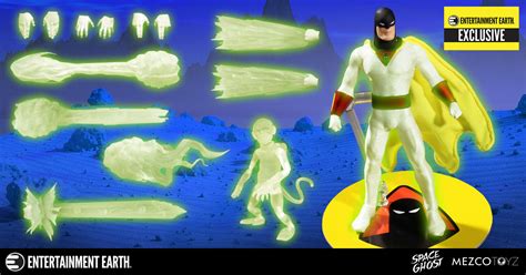 In Stock Now! Exclusive Space Ghost Glow in the Dark Action Figure