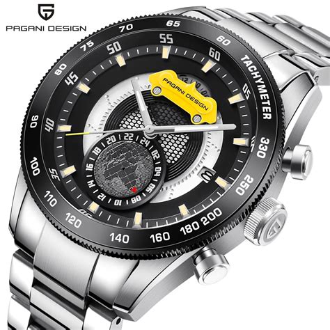 Luxury Brand PAGANI DESIGN Chronograph Sport Watches Men Reloj Hombre