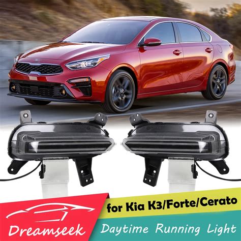 LED DRL Day Light For Kia K3 Forte Cerato 2019 2020 Daytime Running