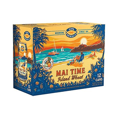 Kona Brewing Co Mai Time Island Wheat 12 Ct Shipt