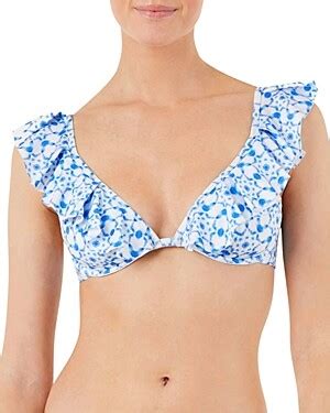 Vilebrequin Lizzy Printed Ruffled Bikini Top ShopStyle Two Piece