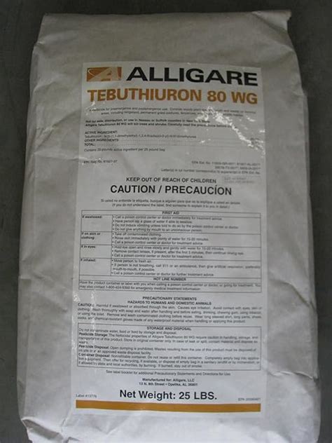 Amazon ALLIGARE Tebuthiuron 80wg 25 Bag Replaces Spike 80DF