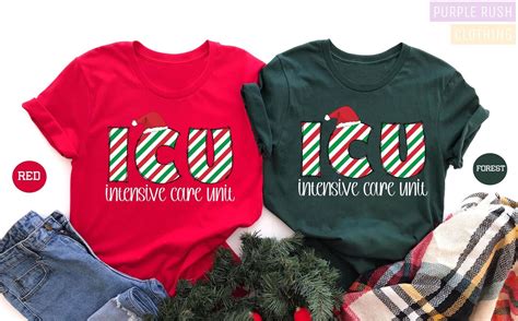 Icu Nurse Icu Nurse Shirt Icu Christmas Shirt Funny Nurse Shirt