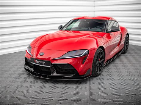 Street PRO Front Splitter Toyota Supra MK5 2019 Maxton Design UK