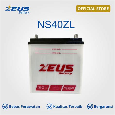 Jual Aki Mobil Xpander Ns Zl B L Zeus Battery Accu Basah V Ah