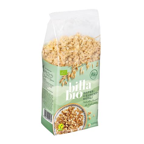 BILLA Bio Hafer Crunchy Müsli BILLA Online Shop