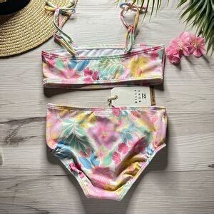 Billabong Swim Billabong Brighter Days Floral Girls Bikini Set