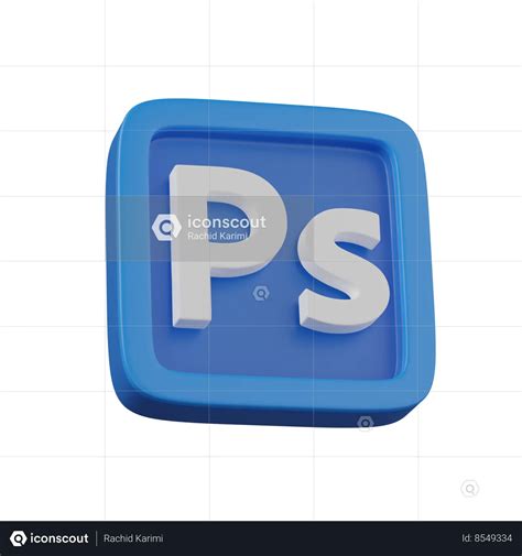 Adobe Photoshop 3d Icon Download In Png Obj Or Blend Format