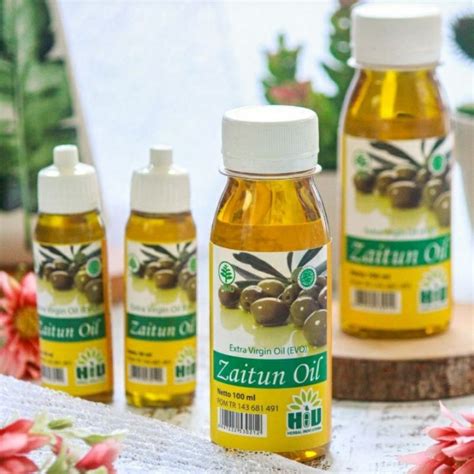 Jual ZAITUN OIL Herbal Indo Utama HIU Extra Virgin Olive Oil EVOO 30