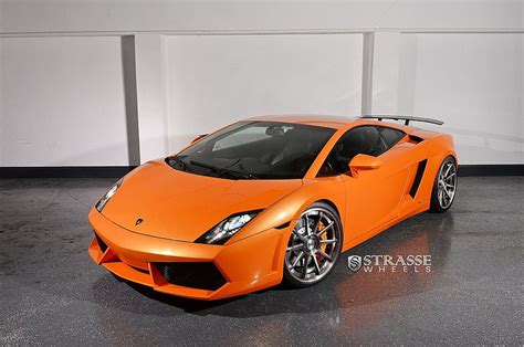 Autos Gallardo Italia Lamborghini Naranja Strasse Superdeportivo