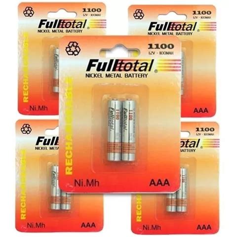 Pilas Recargables Fulltotal Aaa Mah Blisterx