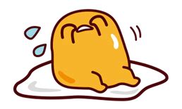 gudetama: Nice and Over Easy Stickers - New emojis, gif, stickers for ...