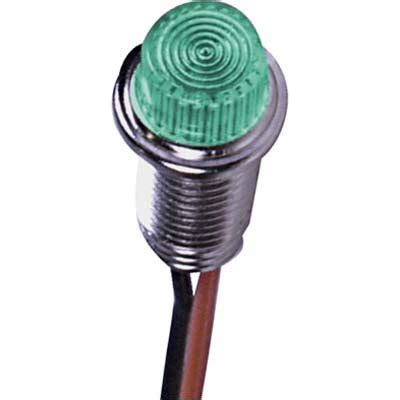 Sloanled Indicator Panel Mount Led Mnt Sz Screw Green