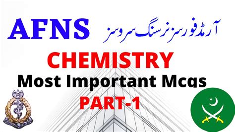 Afns Chemistry Initial Academic Test Preparation Part Amc Nums