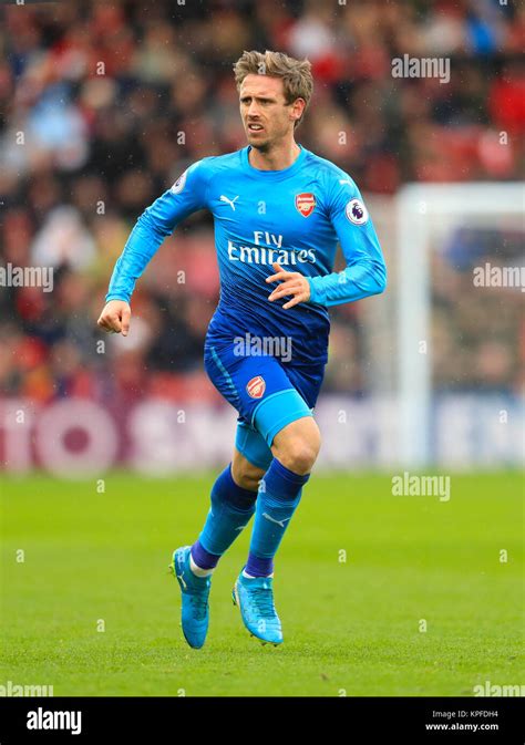 Arsenal S Nacho Monreal Stock Photo Alamy