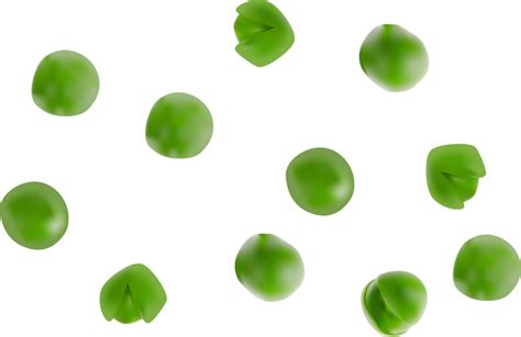 Green Ripe Peas Cut Out Png