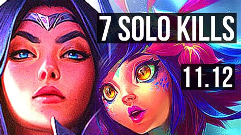 Irelia Vs Neeko Mid 7 Solo Kills 1200 Games Euw Master V11 12