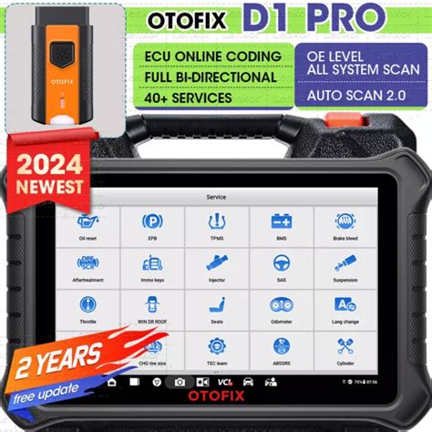 2024 OTOFIX D1 PRO Herramienta de diagnóstico de automóvil más de 40