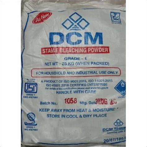 Industrial Grade Dcm Bleaching Powder Packaging Size Kg At Rs