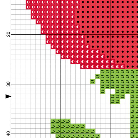 Charts Club Members Only Red Rose Cross Stitch Pattern Daily Cross