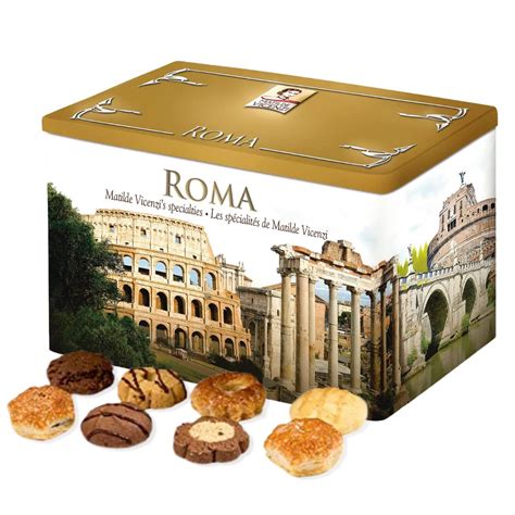 Buy Matilde Vicenzi Roma Cookie Tin Italian Pastries Bakery Cookies