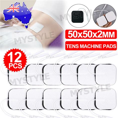 Pcs Tens Machine Replacement Electrode Pads Gel Self Adhesive X Cm