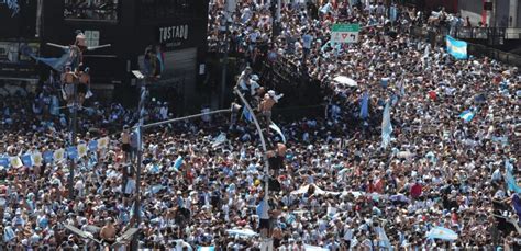 Argentina World Cup Champions Welcomed With Massive Street Celebrations ...