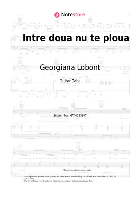 Georgiana Lobont Andreea Banica Intre Doua Nu Te Ploua Acordes