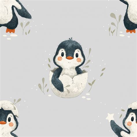 Cute Baby Penguins Wallpaper