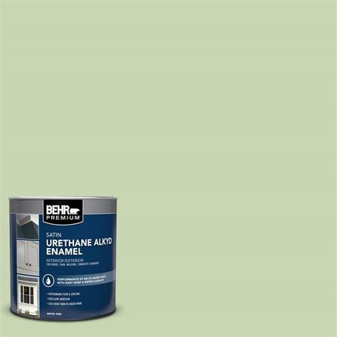 BEHR PREMIUM 1 Qt M370 3 Spice Garden Satin Enamel Urethane Alkyd