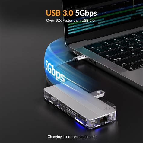 Idsonix Usb C Hub In Usb C Hub With Hdmi K Gbps Data M