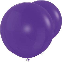 Violet Giant Balloons Latex Pk Party Delights