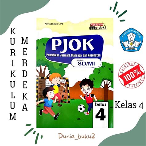 Jual BUKU SISWA PJOK KURIKULUM PENGGERAK MERDEKA KELAS 4 SD MI