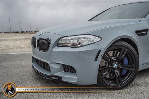 Bmw M5 Battleship Grey — Incognito Wraps