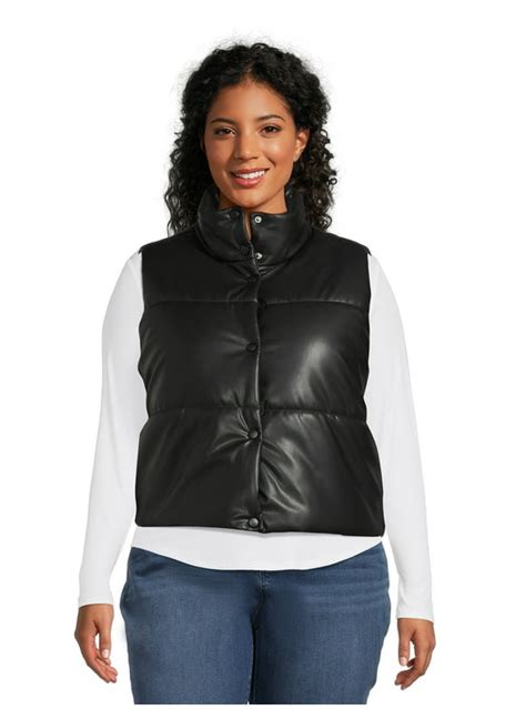 Plus Size Puffer Vest