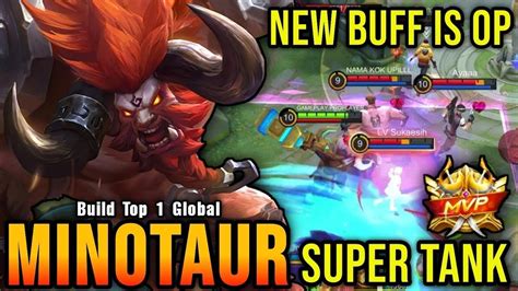 TRY THIS Build For Minotaur With New Buff Is Overpowered Build Top