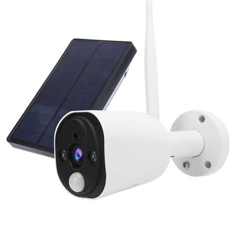 Yosoo Cctv Maison Cam Ra Solaire Dispositif De Surveillance Sans Fil