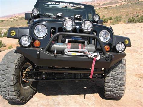 Front Bumper And Winch For Jeep Wrangler