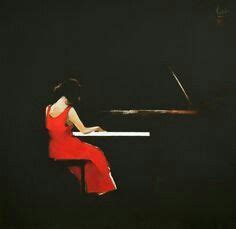 Pingl Sur Piano Women Peintre Pianiste