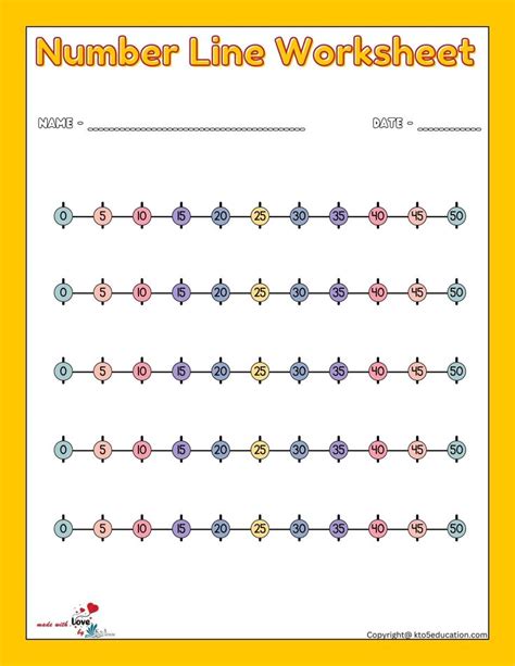 the number line worksheet is shown with numbers and letters in each ...