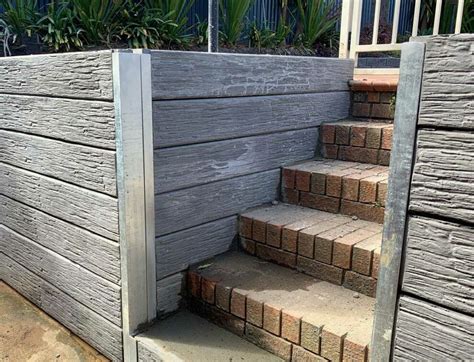 Natural Concrete Sleepers - Retaining Wall Supplies