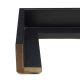 Inch Rabbet Depth Black Floater Frame Moulding In Lengths P