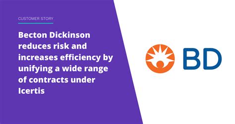 Becton Dickinson Reduces Risk And Increases Efficiency With Icertis