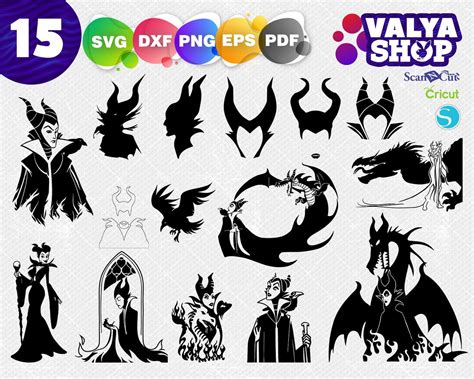 Maleficent Svg Clipartic Maleficent Disney Silhouette Disney