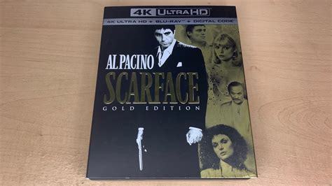 Scarface 1983 Gold Edition 4K Ultra HD Blu Ray Unboxing YouTube