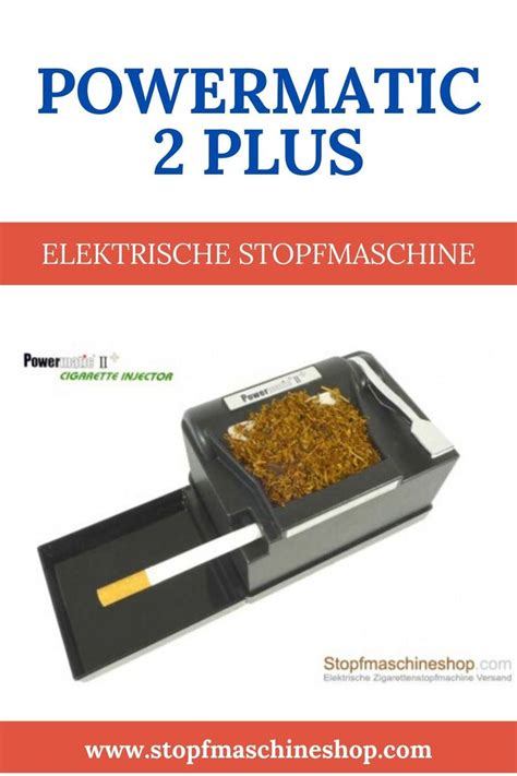 Powermatic Plus Elektrische Stopfmaschine Kaufen