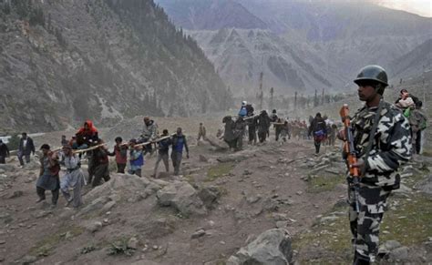 Amarnath Yatra Resumes From Jammu Amid Tight Security